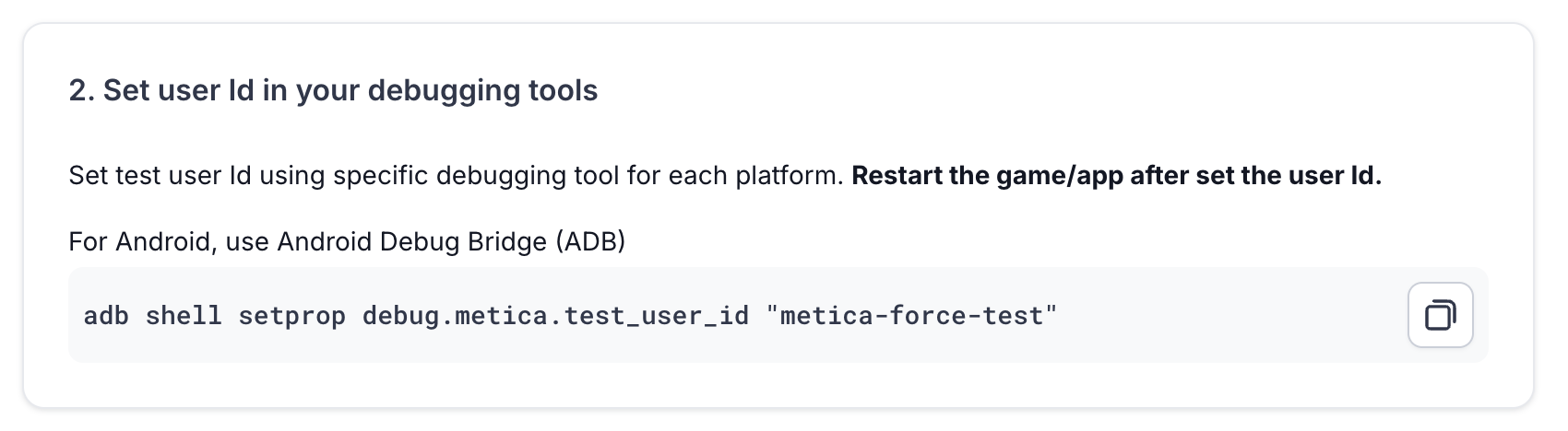 Debugging/set user ID instruction
