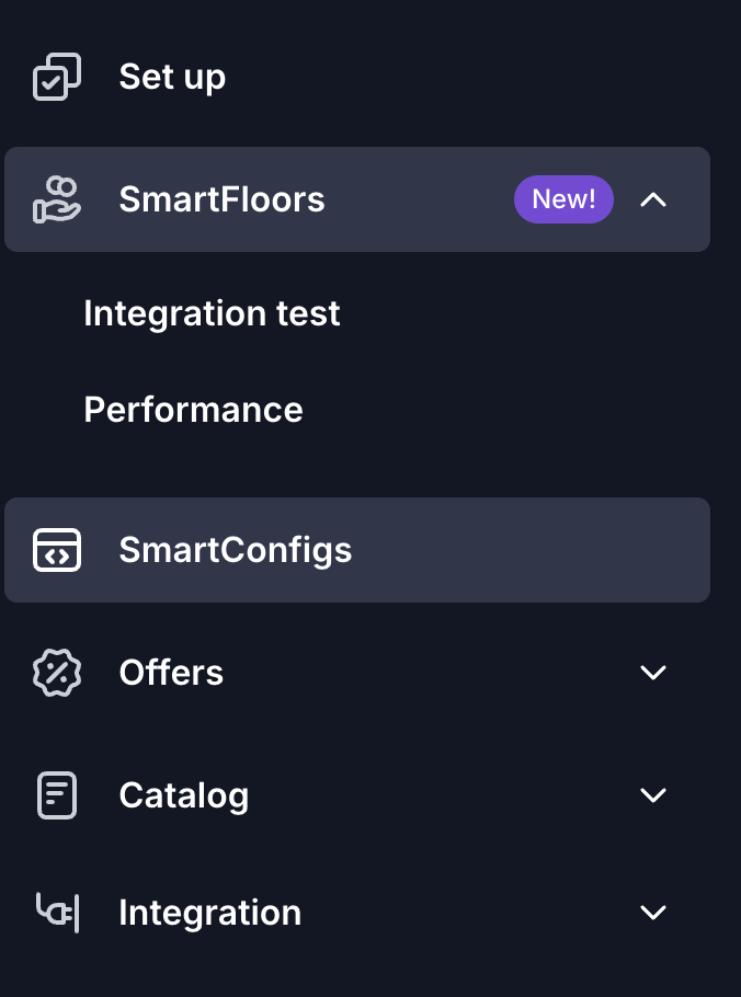 Integration Test navigation